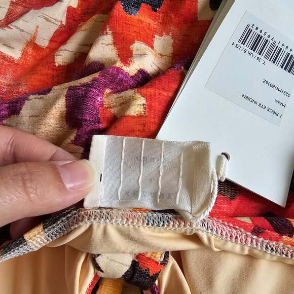NWT Sezane Été Indien Swimsuit - Sézane X Ysé Mara - Size 4 - Picture 9 of 10